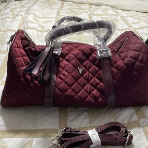 Vanessa Williams Quilted Duffel Bag NWT